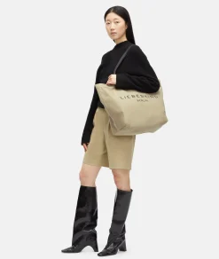 Outlet LIEBESKIND BERLIN  Aurora Shopper Canvas sandstein