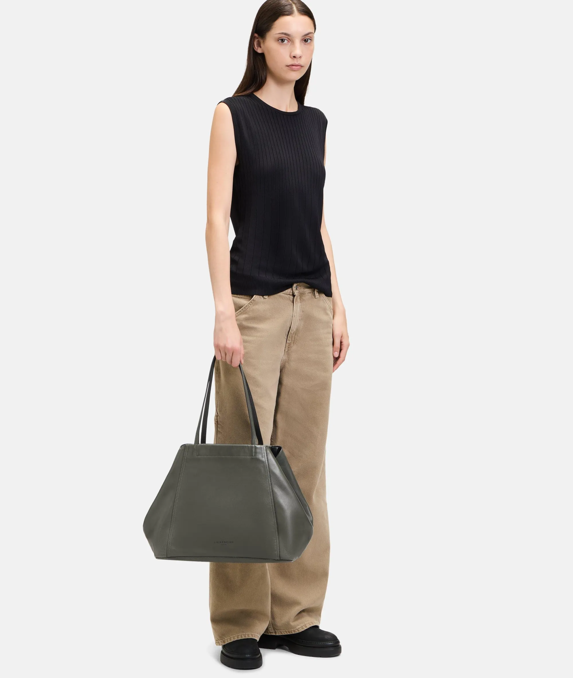 Clearance LIEBESKIND BERLIN Chudy Shopper L olivgrün