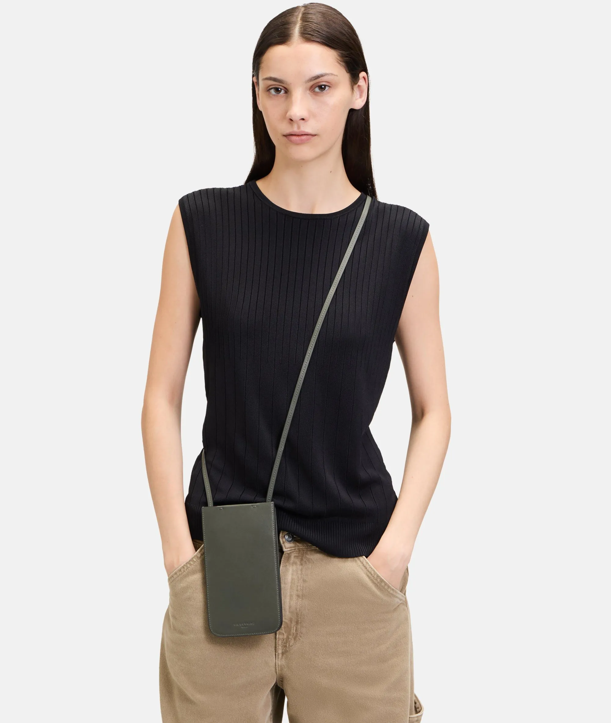 Sale LIEBESKIND BERLIN Ezra Mobile Pouch olivgrün