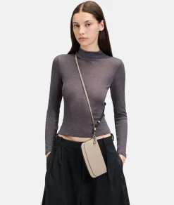 LIEBESKIND BERLIN  Ezra Pouch Pendant beige