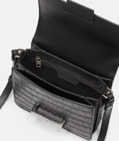 New LIEBESKIND BERLIN  Kroko Alex Crossbody S schwarz