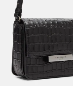 New LIEBESKIND BERLIN  Kroko Alex Crossbody S schwarz