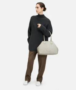 Sale LIEBESKIND BERLIN  Kroko Chelsea Shopper M creme