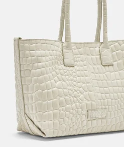 Sale LIEBESKIND BERLIN  Kroko Chelsea Shopper M creme