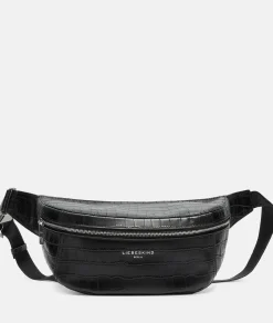Discount LIEBESKIND BERLIN  Kroko Chudy Belt-Bag schwarz