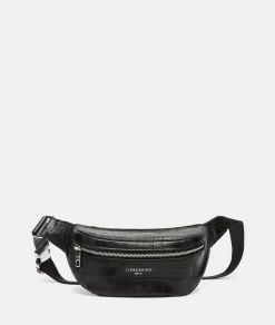 Hot LIEBESKIND BERLIN  Kroko Chudy Belt-Bag S schwarz