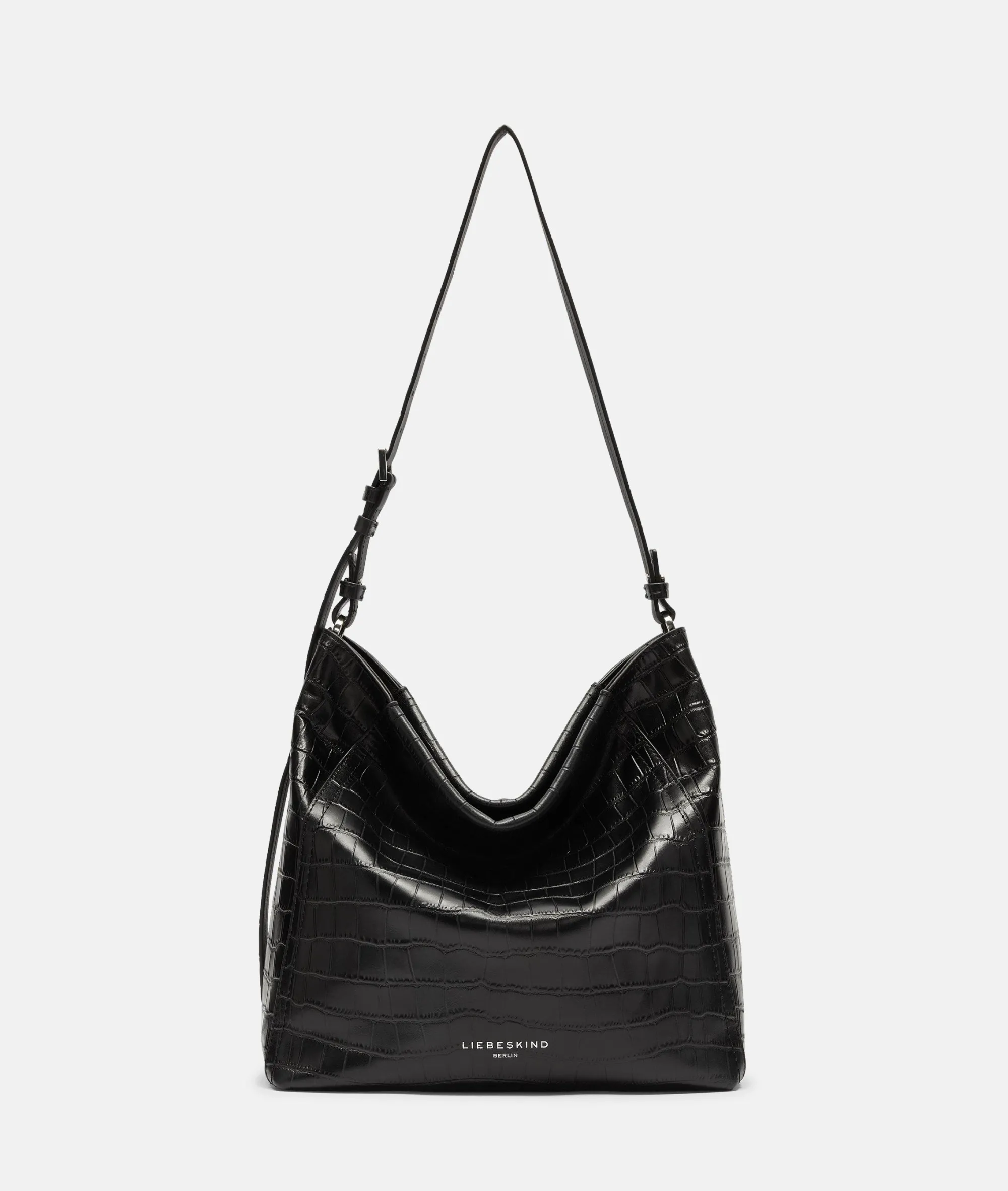 Outlet LIEBESKIND BERLIN Kroko Chudy Hobo M schwarz