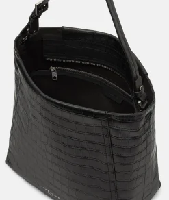 Outlet LIEBESKIND BERLIN Kroko Chudy Hobo M schwarz