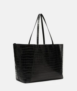 New LIEBESKIND BERLIN  Kroko Chudy Shopper  L schwarz