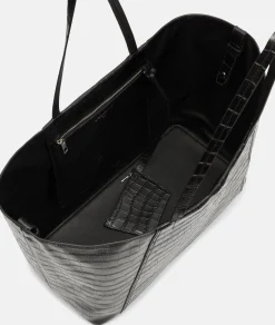 New LIEBESKIND BERLIN  Kroko Chudy Shopper  L schwarz