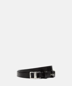 Hot LIEBESKIND BERLIN  Kroko Lora Belt schwarz