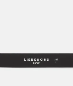 Hot LIEBESKIND BERLIN Kroko Lora Belt schwarz