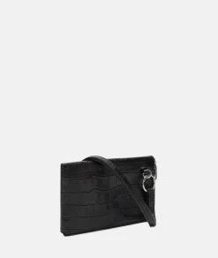 LIEBESKIND BERLIN  Kroko Lora Pouch schwarz