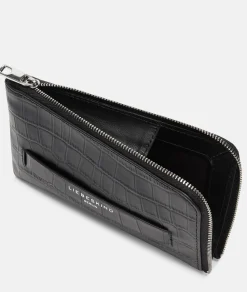 LIEBESKIND BERLIN  Kroko Lora Pouch schwarz