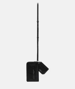 LIEBESKIND BERLIN  Kroko Lora Pouch schwarz