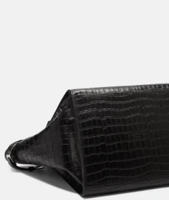 Sale LIEBESKIND BERLIN  Kroko Lora Satchel L schwarz