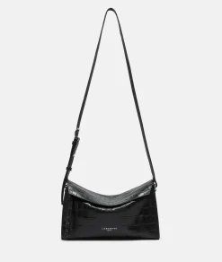 Hot LIEBESKIND BERLIN  Kroko Lora Shoulder-Bag S schwarz