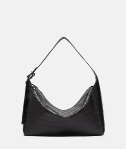 New LIEBESKIND BERLIN  Kroko Lou Hobo M schwarz