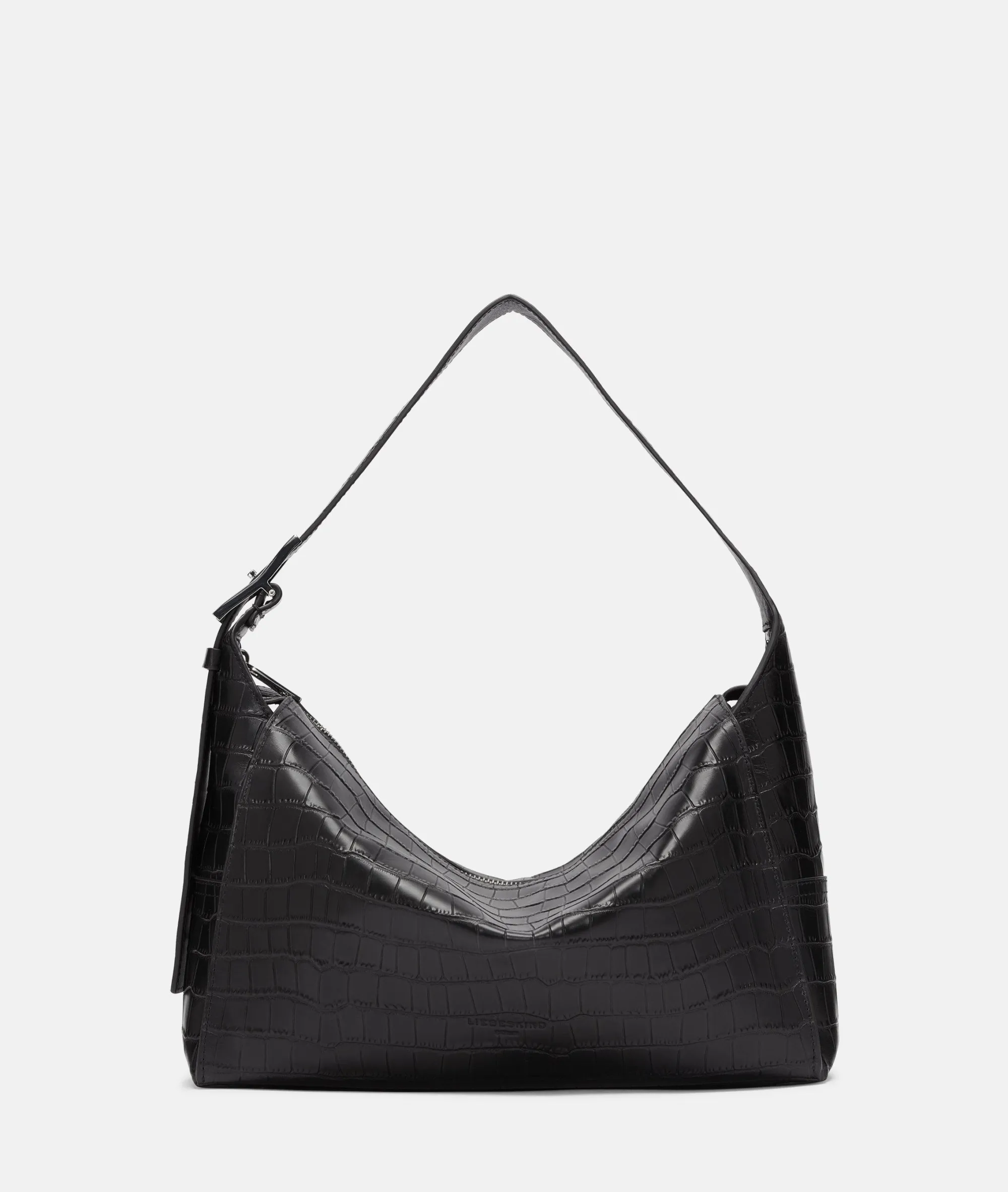 New LIEBESKIND BERLIN Kroko Lou Hobo M schwarz