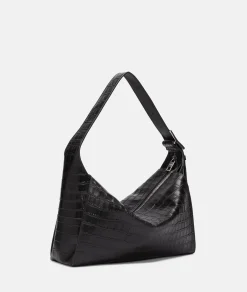 New LIEBESKIND BERLIN Kroko Lou Hobo M schwarz