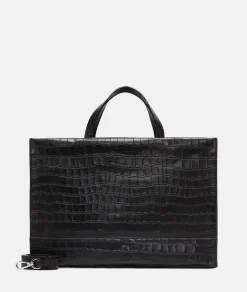 Best LIEBESKIND BERLIN  Kroko Lou Satchel L schwarz