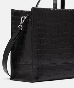 Best LIEBESKIND BERLIN  Kroko Lou Satchel L schwarz