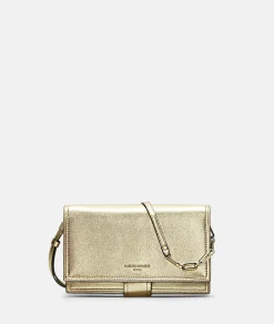 LIEBESKIND BERLIN  Lisa Metallic Crossbody gold