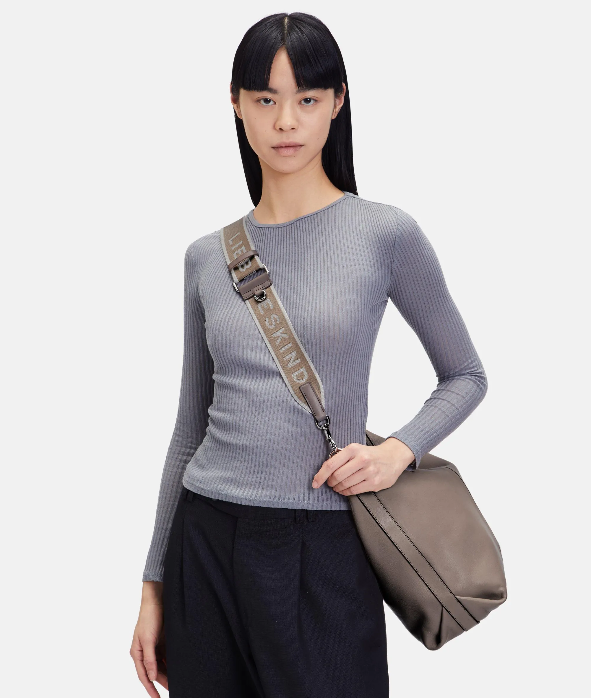 Online LIEBESKIND BERLIN Logo Webbing Strap hellbraun
