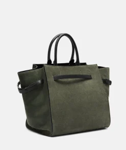 New LIEBESKIND BERLIN  Lora Satchel  L olivgrün