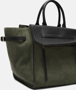 New LIEBESKIND BERLIN  Lora Satchel  L olivgrün