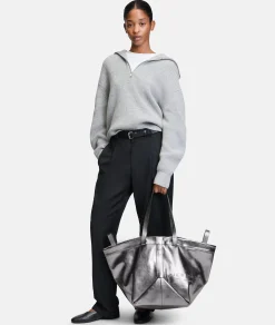 LIEBESKIND BERLIN  Metallic Elvira Shopper L silber