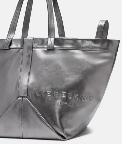 LIEBESKIND BERLIN  Metallic Elvira Shopper L silber