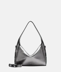 New LIEBESKIND BERLIN Metallic Lou Hobo S silber