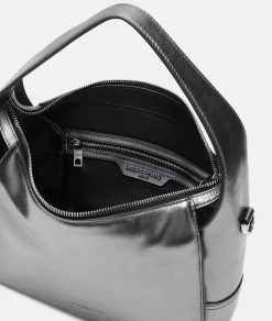 New LIEBESKIND BERLIN  Metallic Lou Hobo S silber