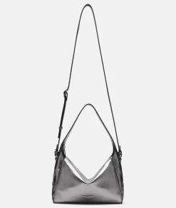 New LIEBESKIND BERLIN  Metallic Lou Hobo S silber