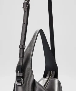 Hot LIEBESKIND BERLIN  Metallic Lou Hobo XS silber