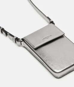 Discount LIEBESKIND BERLIN Metallic Mobile Pouch silber