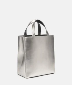 Hot LIEBESKIND BERLIN  Metallic Paper Bag S silber