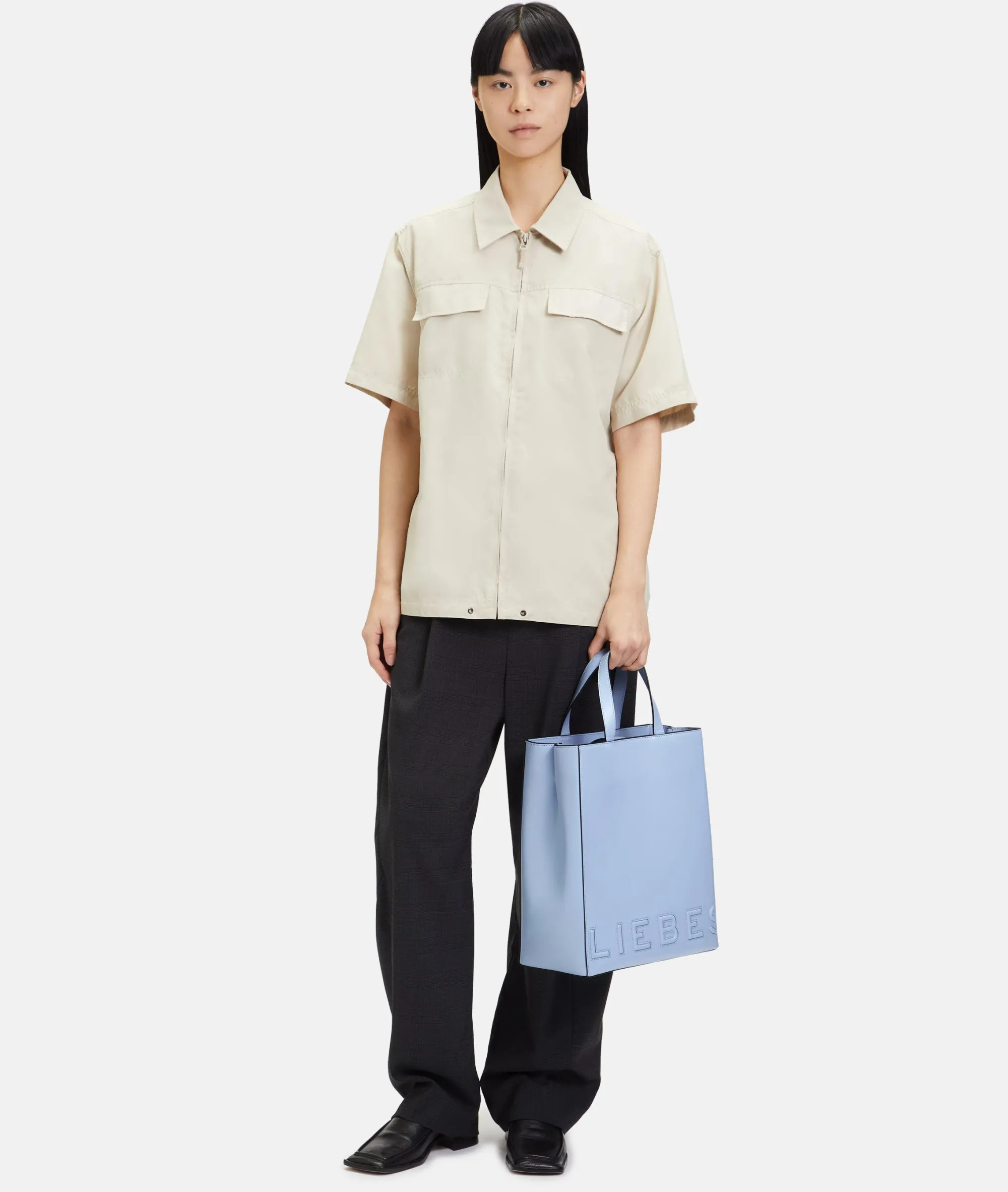Sale LIEBESKIND BERLIN Paper Bag M hellblau