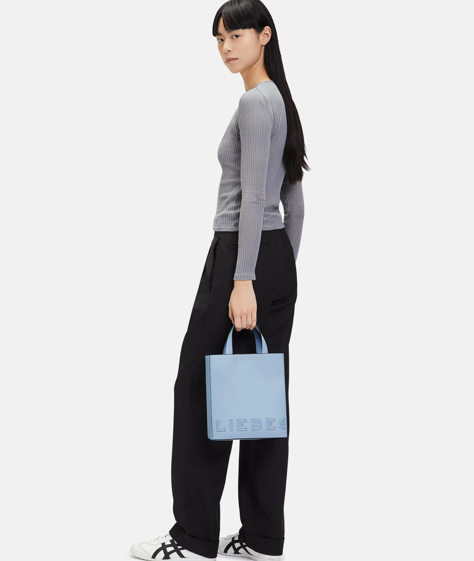 New LIEBESKIND BERLIN Paper Bag S hellblau
