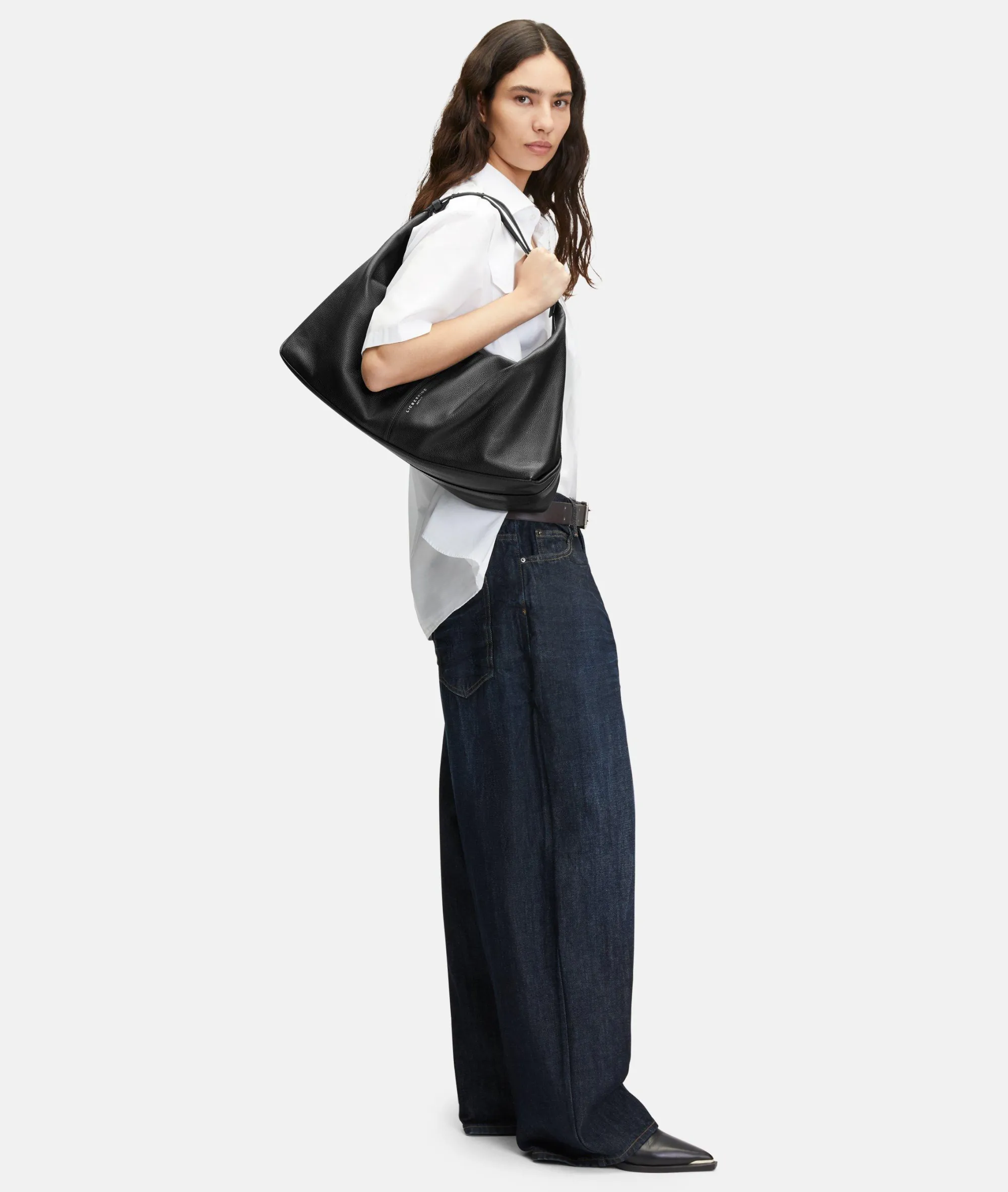 Discount LIEBESKIND BERLIN Paris Hobo L schwarz