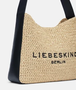 Discount LIEBESKIND BERLIN  Straw Hobo L sandstein